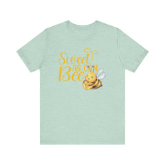 Sweet As Can Bee - Unisex Jersey Tee - Cute Bee Graphic T-Shirt