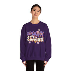 Spooky Season Crewneck Sweatshirt, Unisex Fall Apparel, Halloween Fashion, Cozy Sweatshirt, Autumn Gift Idea, Seasonal Clothing