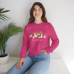 Festive Holiday Sweatshirt, Cozy Winter Apparel, Perfect Gift for Christmas, Tree Ornaments