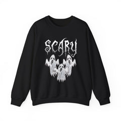 Scary Ghosts Unisex Crewneck Sweatshirt | Halloween Apparel, Spooky Sweatshirt, Ghost Theme, Gift for Halloween Lovers, Cozy Fall Fashion