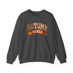"Autumn Vibes" Graphic Fall Pullover Crewneck Sweatshirt