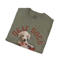 FB Rockstar Dog Unisex T-Shirt - Deaf Dogs Definitely Rock Design