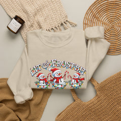 Lit & Frostbit Design | Festive Christmas Martinis, Winter Parties, Snowman Apparel, Christmas Party Sweatshirt