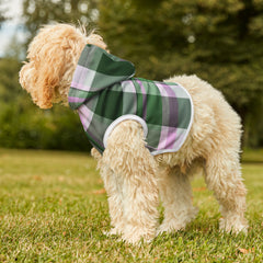 Pet Hoodie - Lavender & Pink Plaid