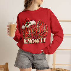 Naughty and Know It Christmas Crewneck Sweatshirt