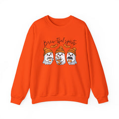 Halloween Ghosts Crewneck Sweatshirt, Spooky Apparel, Fall Fashion, Cozy Sweatshirt, Unisex Halloween Sweater