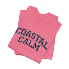 Coastal Calm Tee — Relaxed Beach Vibes Short Sleeve Shirt
