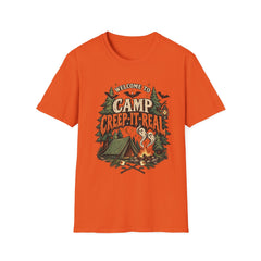 Camp Creep-It-Real T-Shirt — Welcome to Camp Halloween Graphic Tee- BP
