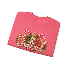 Christmas Cookie 'Make The Season Bright' Crewneck Sweatshirt