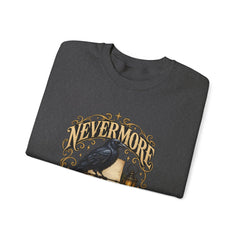 Nevermore Raven Crewneck Sweatshirt- Halloween Vibes