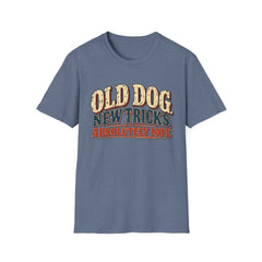 Old Dog New Tricks T-Shirt – "Absolutely Not" Vintage Graphic Tee
