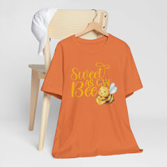 Sweet As Can Bee - Unisex Jersey Tee - Cute Bee Graphic T-Shirt