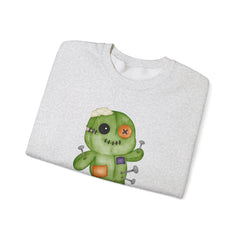 Fun Voodoo Doll Sweatshirt, Unapologetically Myself Crewneck, Cozy Gift for Halloween, Casual Wear, Self-Love Apparel