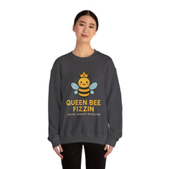 Queen Bee Fizzin'  -Unisex Crewneck Sweatshirt - Cute Casual Fashion
