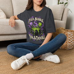 Fizz, Bubble Witch Tee — "Fizz, Bubble, Toil & Trouble" Halloween Graphic T-Shirt BP