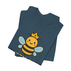 Queen Bee Fizzin' Unisex T-Shirt - Cute Bee Graphic Tee for Bee Lovers