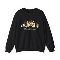 Festive Holiday Sweatshirt, Cozy Winter Apparel, Perfect Gift for Christmas, Tree Ornaments