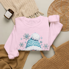 Winter Chill Sweatshirt - Cozy Unisex Crewneck with Snowy Design, Perfect for Holidays, Gifts, Snow Lovers, Warmth, Casual Style