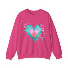 Watercolor Hearts - Valentine's Day Sweatshirt