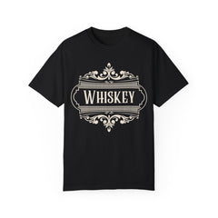 WHISKEY - Victorian label - T-shirt - Military Branches, Right to Bear Arms, American Flag