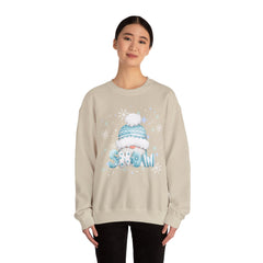 Winter Chill Sweatshirt - Cozy Unisex Crewneck with Snowy Design, Perfect for Holidays, Gifts, Snow Lovers, Warmth, Casual Style