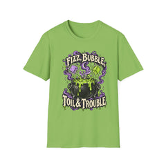 Fizz, Bubble Witch Tee — "Fizz, Bubble, Toil & Trouble" Halloween Graphic T-Shirt BP