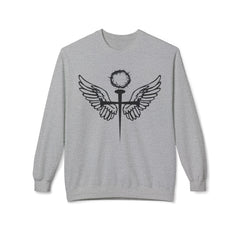 Christian Cross Fleece Sweatshirt