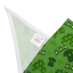 St. Patrick's Day Pet Bandana - Green Hats & Banners