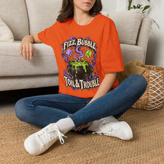 Fizz, Bubble Witch Tee — "Fizz, Bubble, Toil & Trouble" Halloween Graphic T-Shirt BP