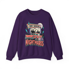 Nightmares Retro Movie Crewneck Sweatshirt- Halloween Vibes