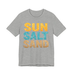 Sun Salt Sand Beach T-Shirt — Retro Coastal Summer Tee