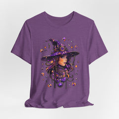 Enchanting Witch Graphic Tee - Perfect for Halloween, Gifts, Parties, Casual Wear, and Witchy Vibes
