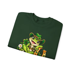 Hoppy Go Lucky Frog St. Patrick’s  Day Sweatshirt