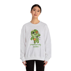 Fun Voodoo Doll Sweatshirt, Unapologetically Myself Crewneck, Cozy Gift for Halloween, Casual Wear, Self-Love Apparel