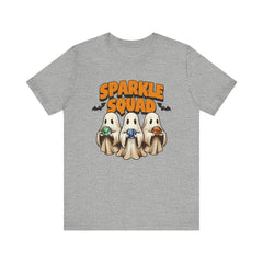 Sparkle Squad Ghost Tee | Unisex Jersey Short Sleeve T-Shirt | Cute Halloween Shirt, Party Outfit, Gift Idea, Casual Wear