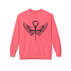 Christian Cross Fleece Sweatshirt