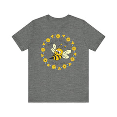 "She Bee Fierce" Unisex Jersey Short Sleeve Tee - Inspirational Bee Art Shirt