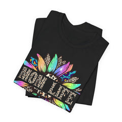 Sunflower Leopard Mom Tee
