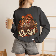 Delish Bigfoot Forest Crewneck Sweatshirt- S’Mores