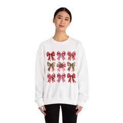 Christmas Red Bow Sweatshirt
