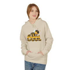 Bee Cool Hoodie - Unisex Fleece Sweatshirt , Eco-Friendly Apparel, Queen Bee Fizzin