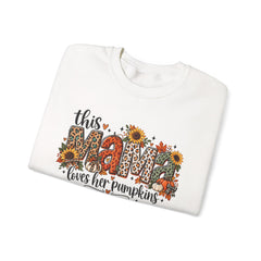 "This Mama Loves Her Pumpkins" Unisex Heavy Blend™ Crewneck Sweatshirt