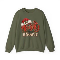 Naughty and Know It Christmas Crewneck Sweatshirt