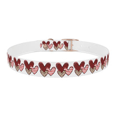 Dog Collar- Rustic Hearts