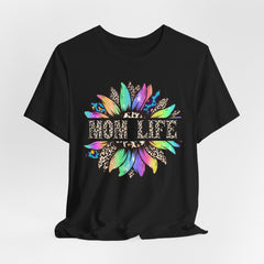 Sunflower Leopard Mom Tee
