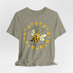 "She Bee Fierce" Unisex Jersey Short Sleeve Tee - Inspirational Bee Art Shirt