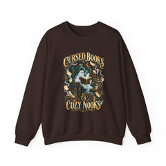 Cursed Books & Cozy Nooks Sweatshirt — Gothic Reading - Halloween BP