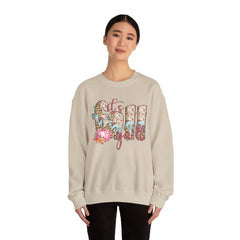 Cozy It’s Fall Y’all Sweatshirt with Floral Design, Perfect for Autumn Style, Thanksgiving Gift, Casual Wear, Seasonal Comfort