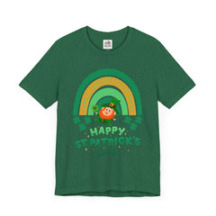 St. Patrick's Day Rainbow LeprechaunTee - Unisex Short Sleeve Shirt