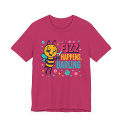 Fizz Happens Bee Martini Shirt - Summer Shirt, Funny Gift
